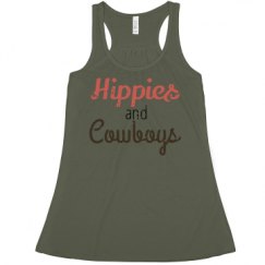 Ladies Flowy Racerback Tank