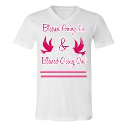 Unisex V-Neck Jersey Tee