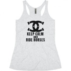 Ladies Slim Fit Super Soft Racerback Triblend Tank