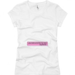 Ladies Slim Fit Basic Promo Jersey Tee