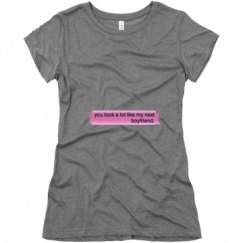Ladies Slim Fit Super Soft Triblend Tee