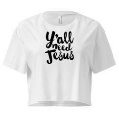 Ladies Festival Cali Crop Top Tee