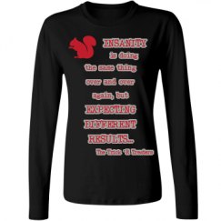 Ladies Relaxed Fit Basic Long Sleeve Tee