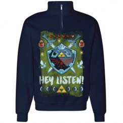 Unisex Cadet Collar Sweatshirt