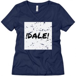 Ladies Relaxed Fit V-Neck Tee