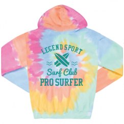 Unisex Tie-Dye Fleece Hoodie