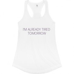 Ladies Slim Fit Racerback Tank Top