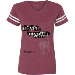 Ladies Relaxed Fit Vintage Sports Tee