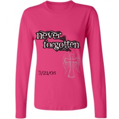 Ladies Relaxed Fit Basic Long Sleeve Tee