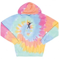 Unisex Tie-Dye Fleece Hoodie