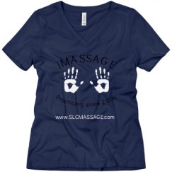 Ladies Relaxed Fit V-Neck Tee
