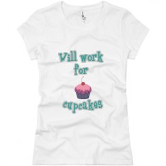 Ladies Slim Fit Basic Promo Jersey Tee