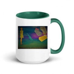 15oz Ceramic Mug with Color Inside