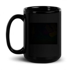 15oz Black Glossy Mug