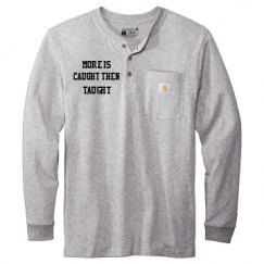 Unisex Carhartt Long Sleeve Henley Tee 