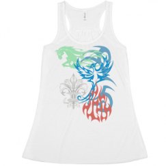 Ladies Flowy Racerback Tank