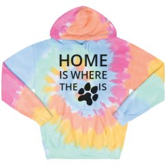 Unisex Tie-Dye Fleece Hoodie