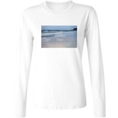 Ladies Relaxed Fit Basic Long Sleeve Tee