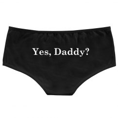 Yes, Daddy panties