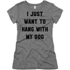 Ladies Slim Fit Super Soft Triblend Tee