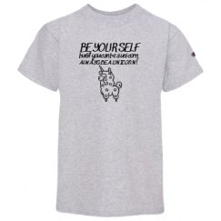 Youth Champion Short Sleeve Tagless Tee