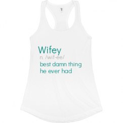 Ladies Slim Fit Racerback Tank Top