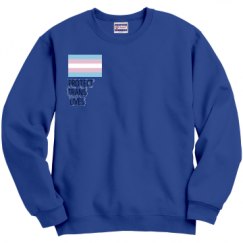 Unisex Film and Foil Crewneck Sweatshirt