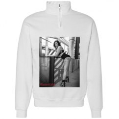 Unisex Cadet Collar Sweatshirt