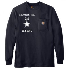 Unisex Carhartt Pocket Long Sleeve Tee