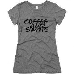 Ladies Slim Fit Super Soft Triblend Tee
