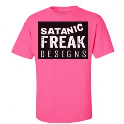 Unisex Ultra Cotton Safety Neon Crewneck Tee