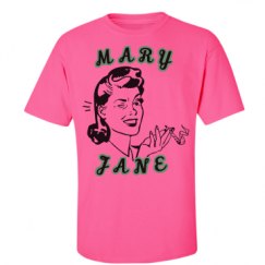 Unisex Ultra Cotton Safety Neon Crewneck Tee