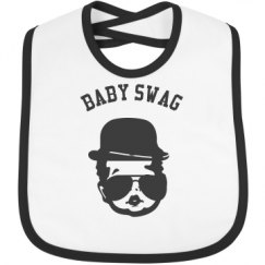 Infant Contrast Trim Bib
