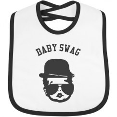 Infant Contrast Trim Bib