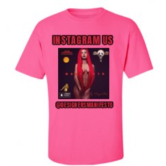 Unisex Ultra Cotton Safety Neon Crewneck Tee