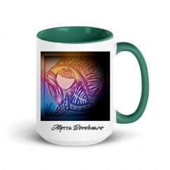 15oz Ceramic Mug with Color Inside