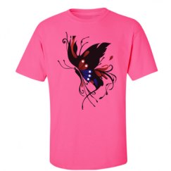 Unisex Ultra Cotton Safety Neon Crewneck Tee