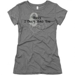 Ladies Slim Fit Super Soft Triblend Tee