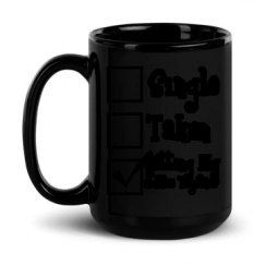 15oz Black Glossy Mug
