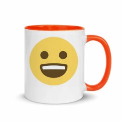 11oz Ceramic Mug with Color Inside