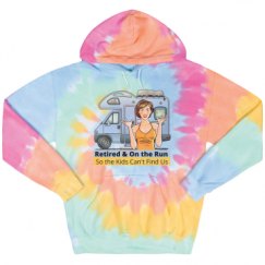 Unisex Tie-Dye Fleece Hoodie