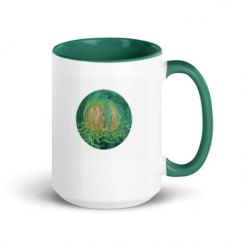 15oz Ceramic Mug with Color Inside
