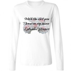 Ladies Relaxed Fit Basic Long Sleeve Tee