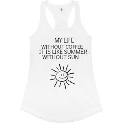 Ladies Slim Fit Racerback Tank Top