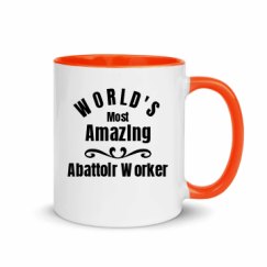 11oz Ceramic Mug with Color Inside