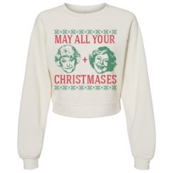 Women's Raglan Pullover Fleece