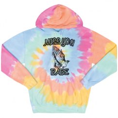 Unisex Tie-Dye Fleece Hoodie