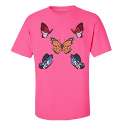 Unisex Ultra Cotton Safety Neon Crewneck Tee