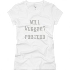 Ladies Slim Fit Basic Promo Jersey Tee