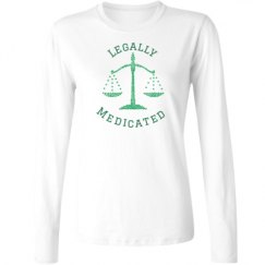 Ladies Relaxed Fit Basic Long Sleeve Tee